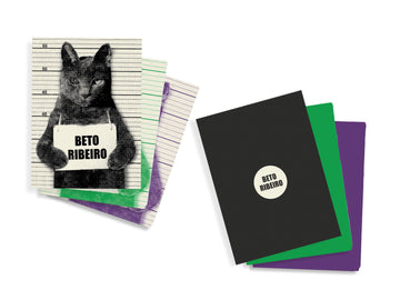 Kit 3 Blocos de Notas Odete BR - Todas as Cores