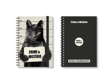 Caderno Universitário Odete - Preto