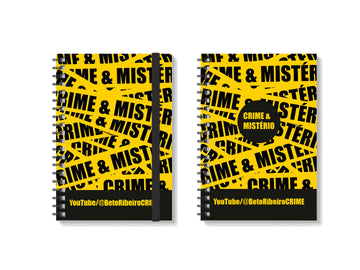 Caderno A5 - Faixas Crime & Mistério