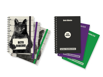 Kit 3 Cadernos A5 Odete BR - Todas as Cores