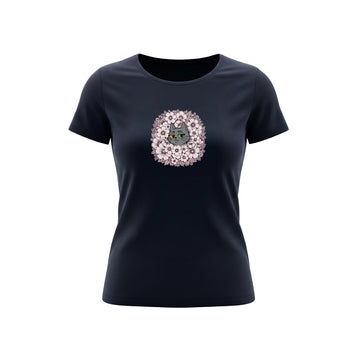 BabyLook Odete Flores Azul